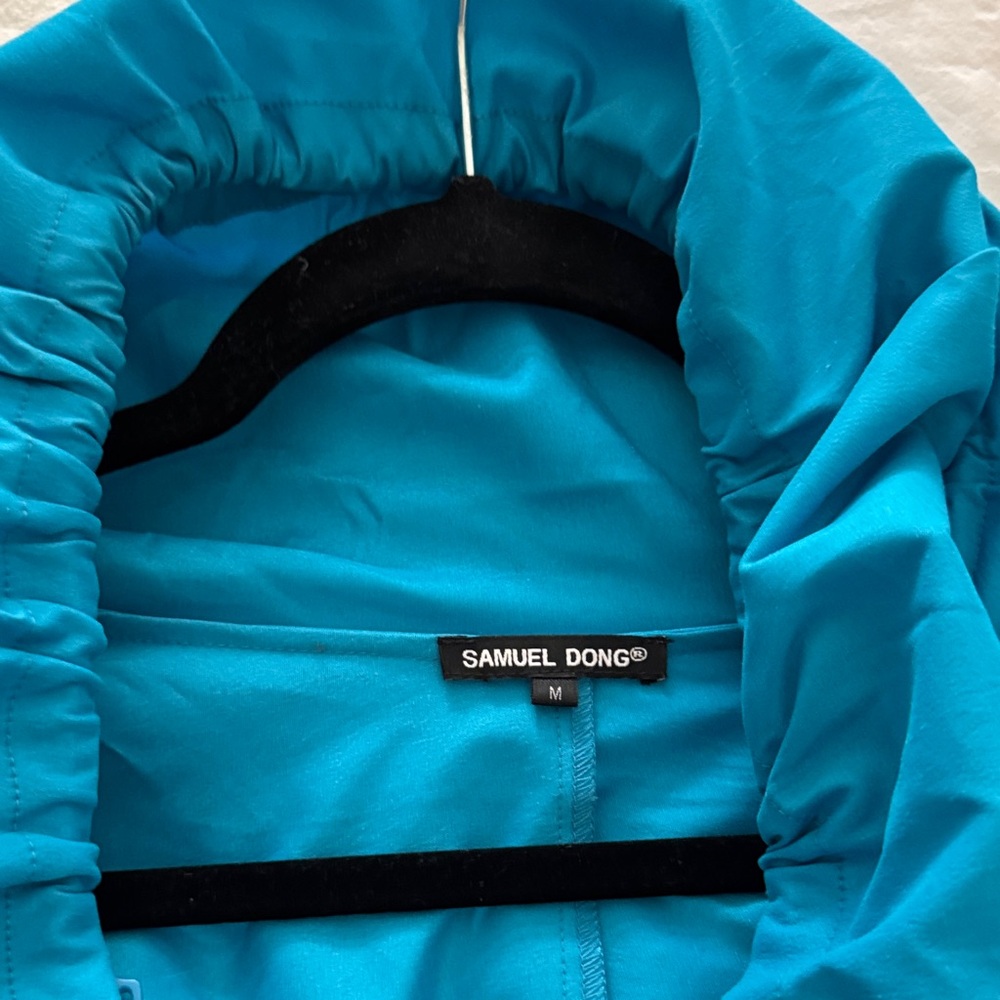 Samuel Dong Vibrant Turquoise Jacket